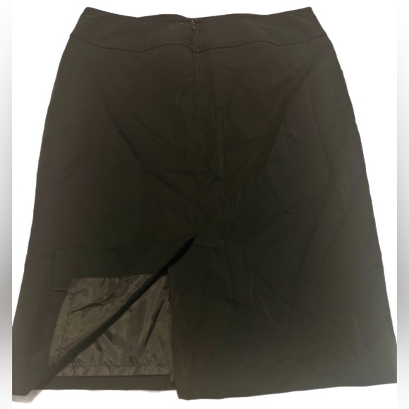 Isaac Mizrahi For Target Black Double Zip Pencil Skirt 8 - Picture 2 of 3